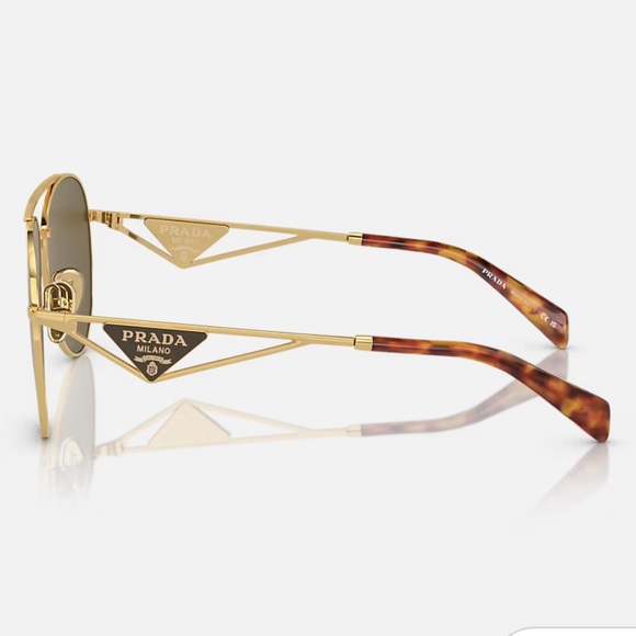 Prada Aviator sunglasses - like new - Picture 2 of 5